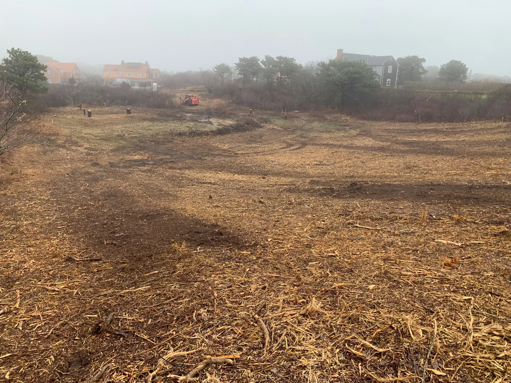 Cleared lot on Nantucket