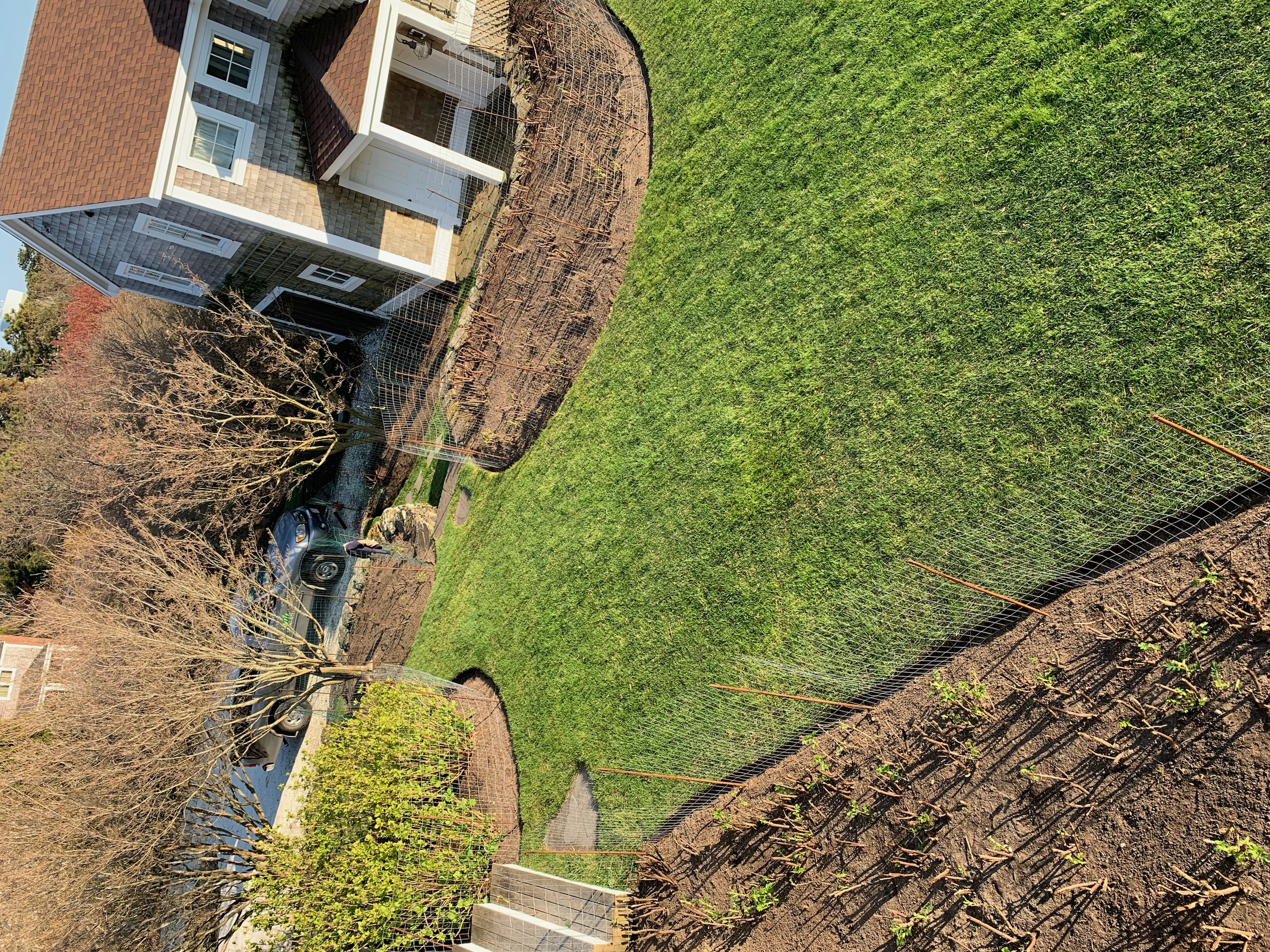 Spring cleanup on a Nantucket property